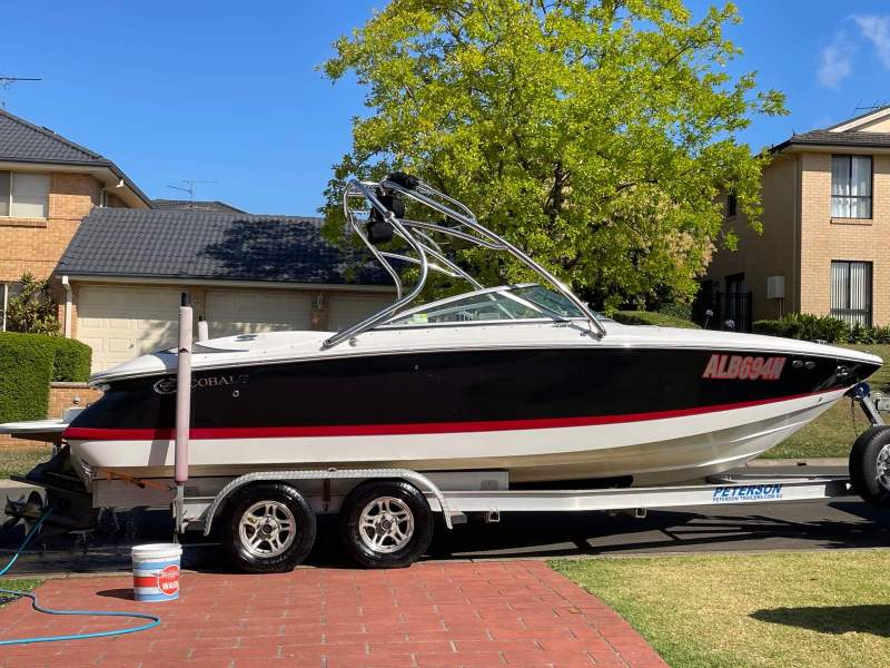 Cobalt 220 Bowrider With Alloy Trailer