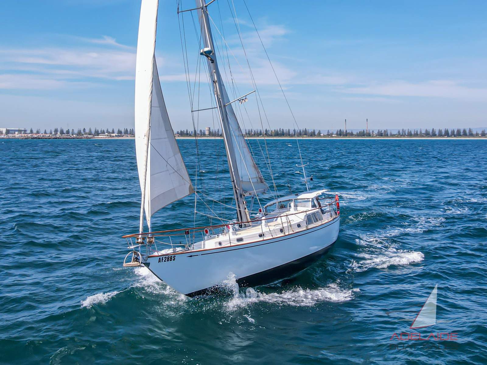 Custom Rob Lane Blue Water 47 Cruiser