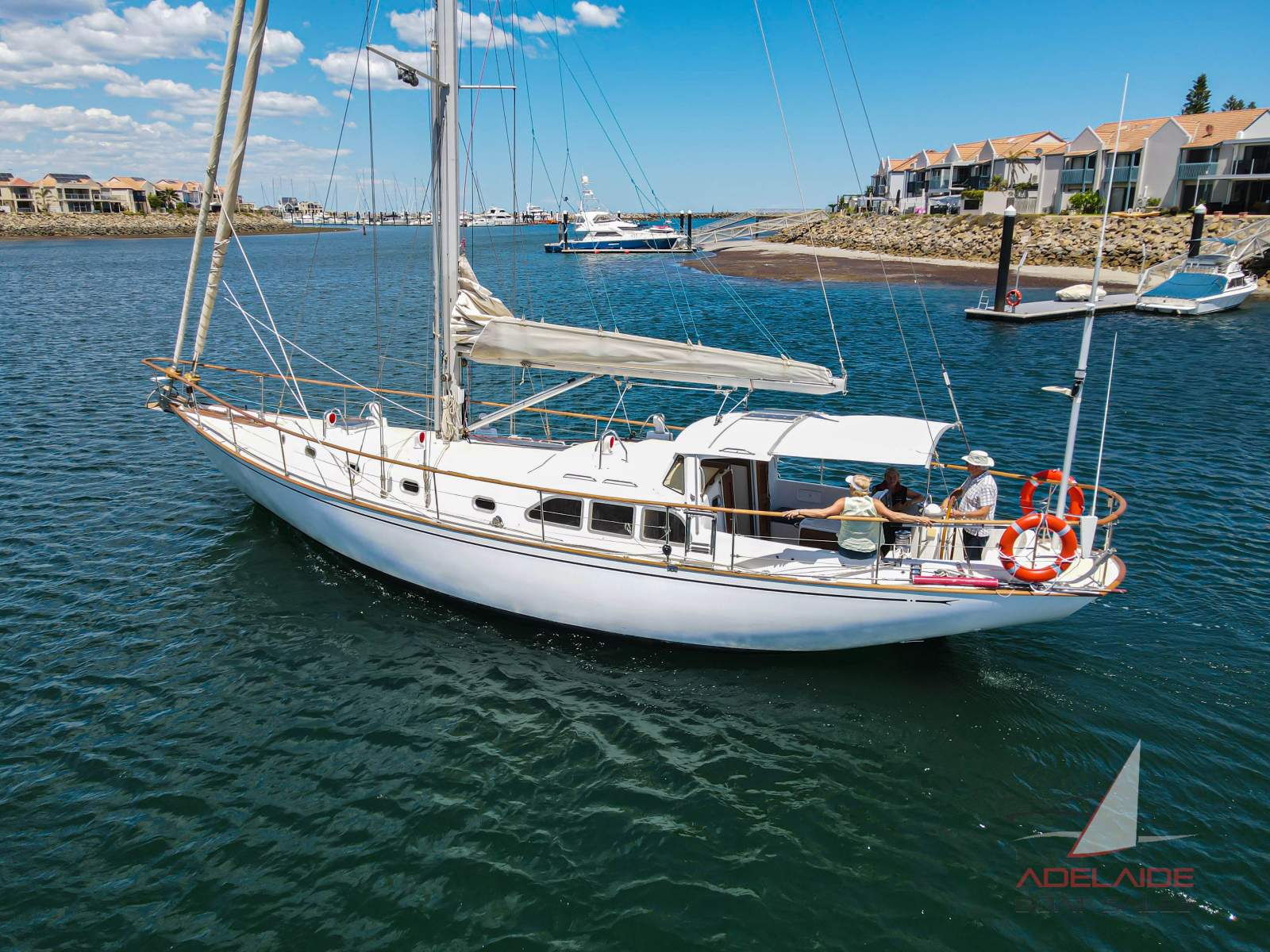 Custom Rob Lane Blue Water 47 Cruiser