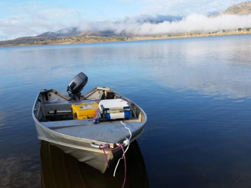 Stessl 3.7 Edgetracker Car Topper Package includes boat, trailer, loader