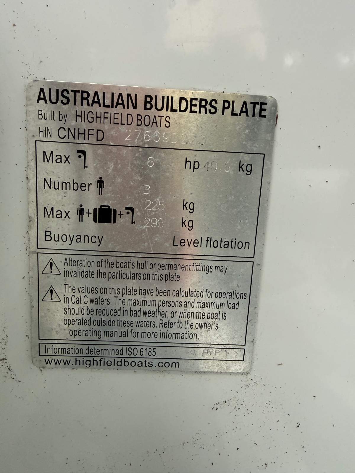 Highfield Ultralite 240 Hypalon