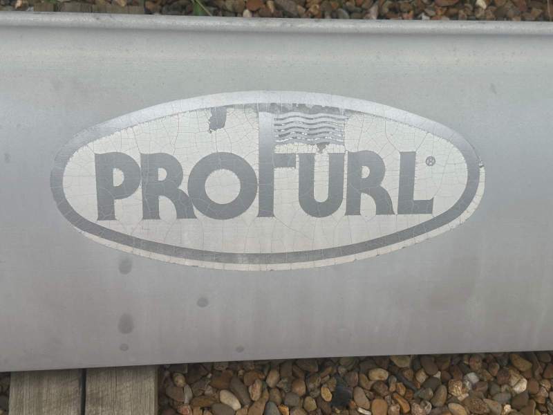 Mast, furling boom, sails