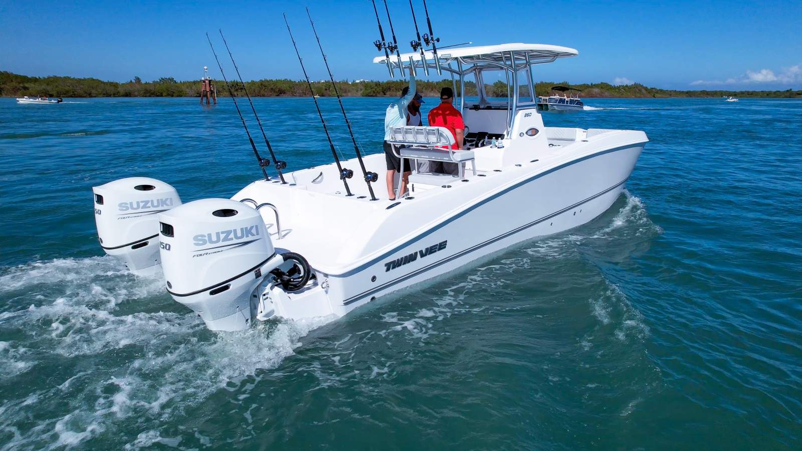 Twin Vee STX 240 - Twin 200hp outboards Including Licenced Trailer