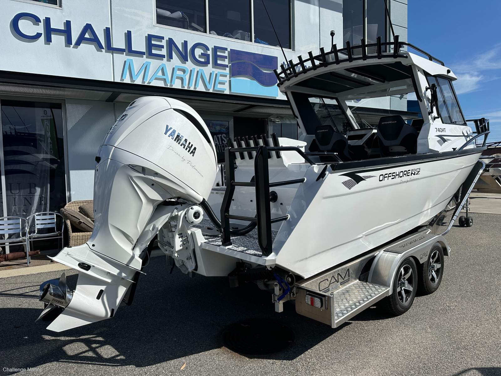 Offshore Boats NZ 740HT 300HP Yamaha - Seakeepr Ride!