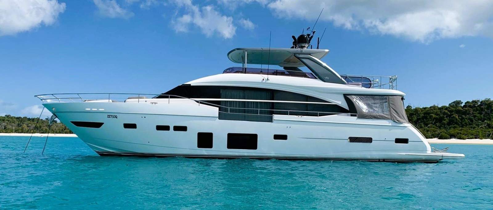 Princess 75 Motor Yacht Flybridge