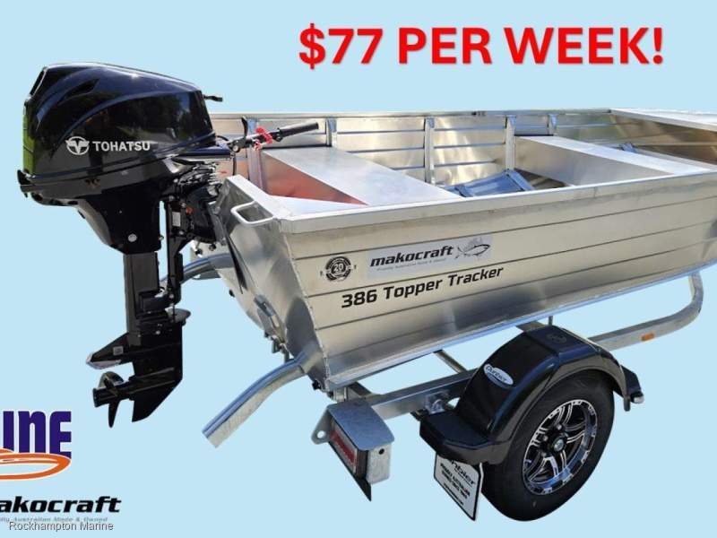 Makocraft 386 Topper Tracker B, M, T PACKAGE FROM ROCKHAMPTON MARINE!!