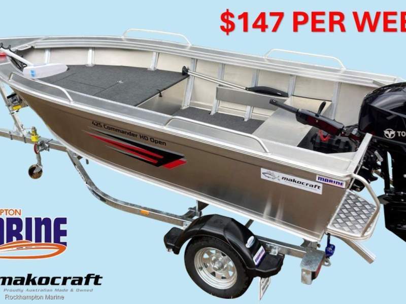 Makocraft 425 Commander HD Open + Options B, M, T PACKAGE FROM ROCKHAMPTON MARINE!