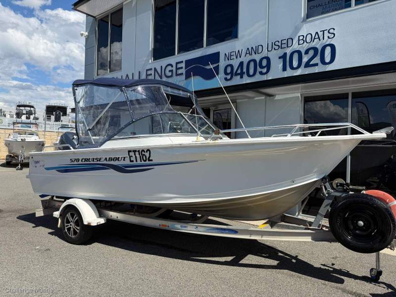 Quintrex 570 Cruiseabout - 2014 model be quick ! the most in demand boat