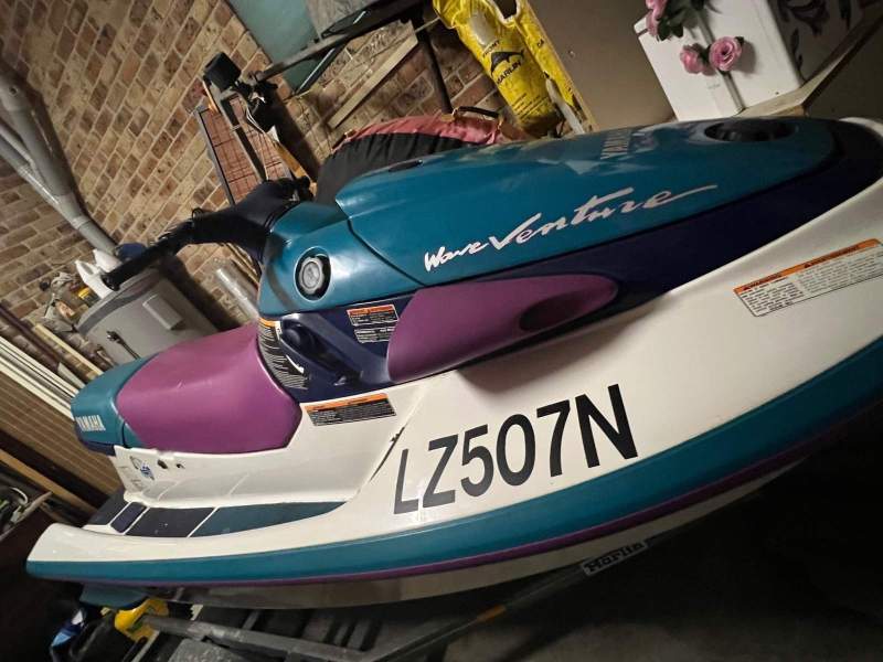 Yamaha Waverunner 1996 Yamaha Waverunner Venture 760cc and trailer