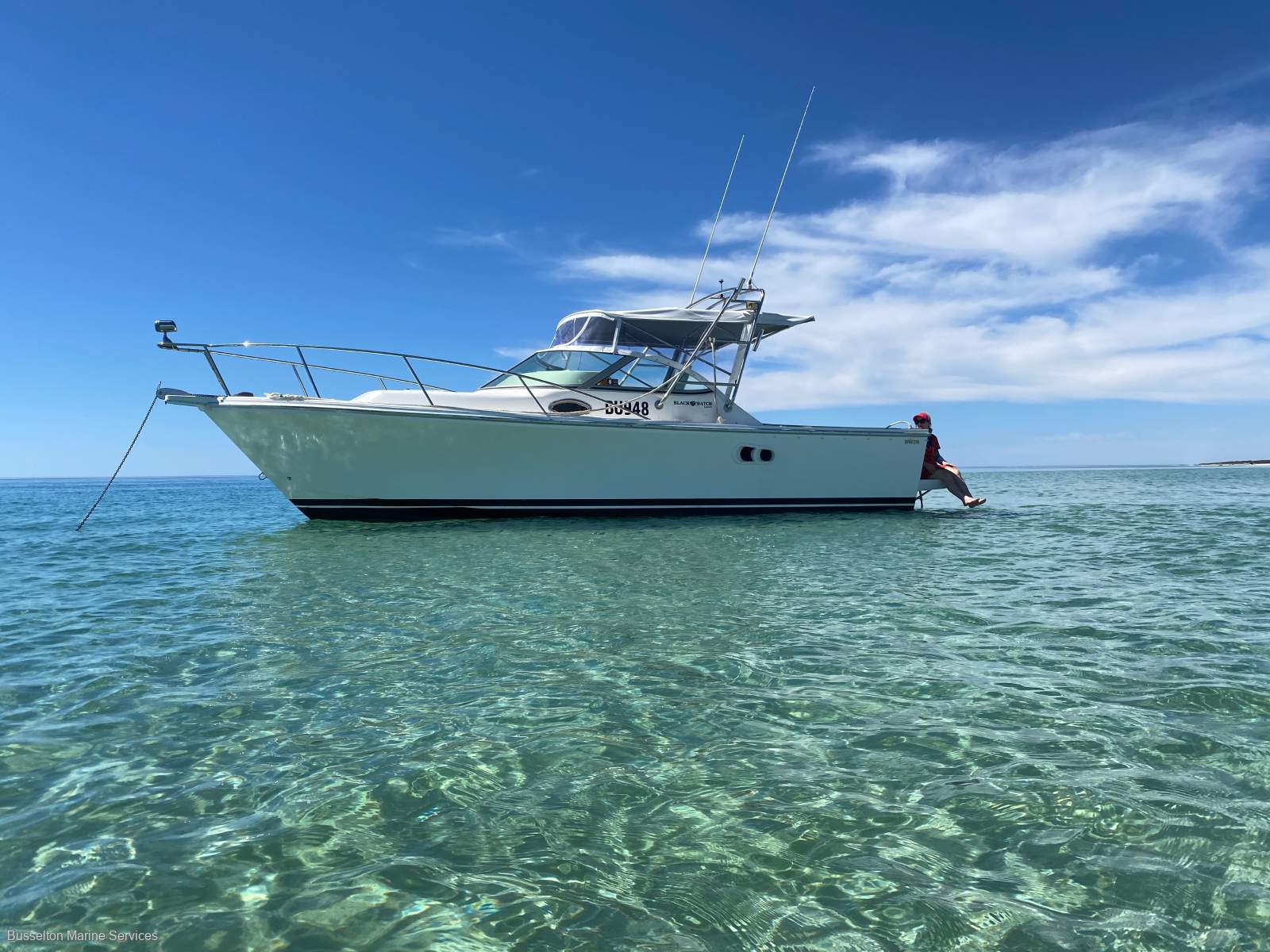 Black Watch 26 Express Diesel Shaft Drive Trailer