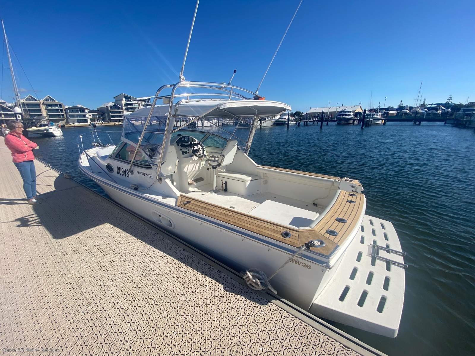 Black Watch 26 Express Diesel Shaft Drive Trailer