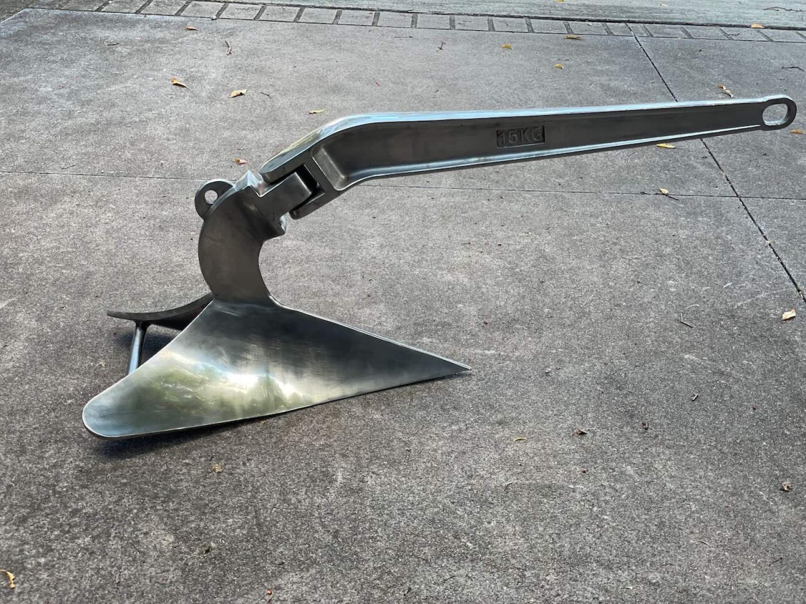 15kg (33lb) Stainless Steel Plough Anchor