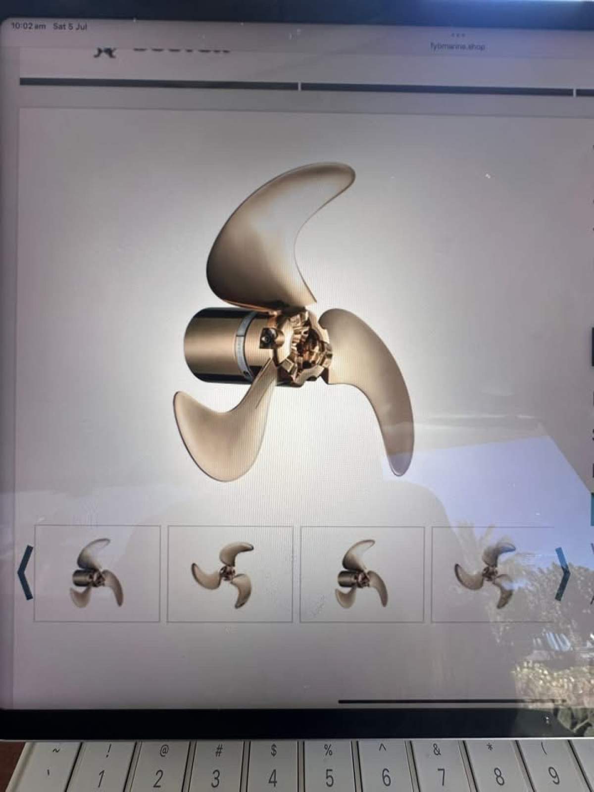 Volvo Folding Propeller Kit 19 x 16 LH #3583393 NEW