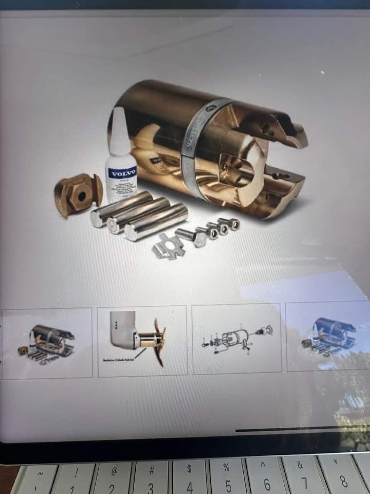 Volvo Propeller Hub kit #3858955 NEW