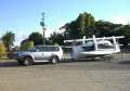 'Wavelength 780' trailerable trimaran:Towing set-up