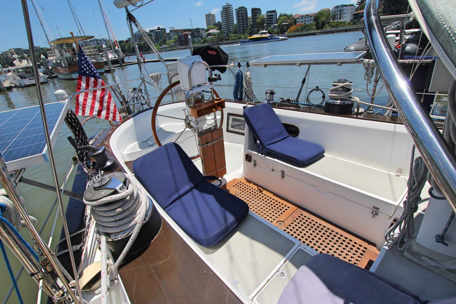 Shannon 50 Ketch Aft cockpit