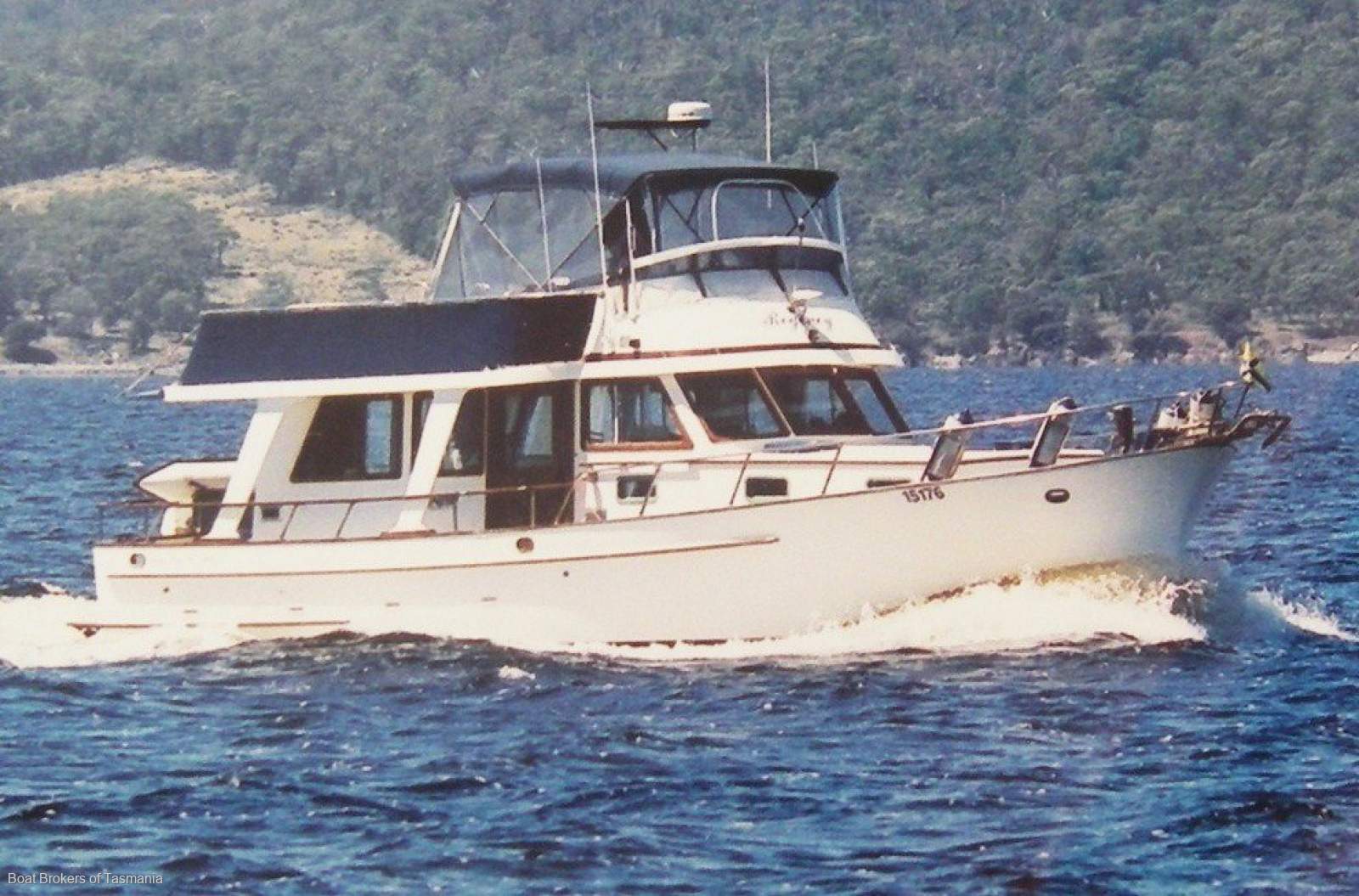 Blue Seas 36 Mk 2. A pleasure to inspect. Excellent condition.