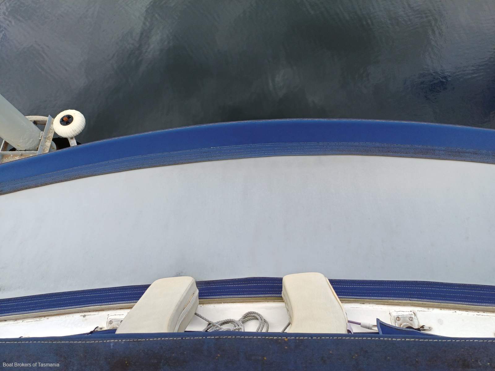 Regency Blue Seas 36 Mk 2. A pleasure to inspect. Excellent condition. Boat Brokers of Tasmania