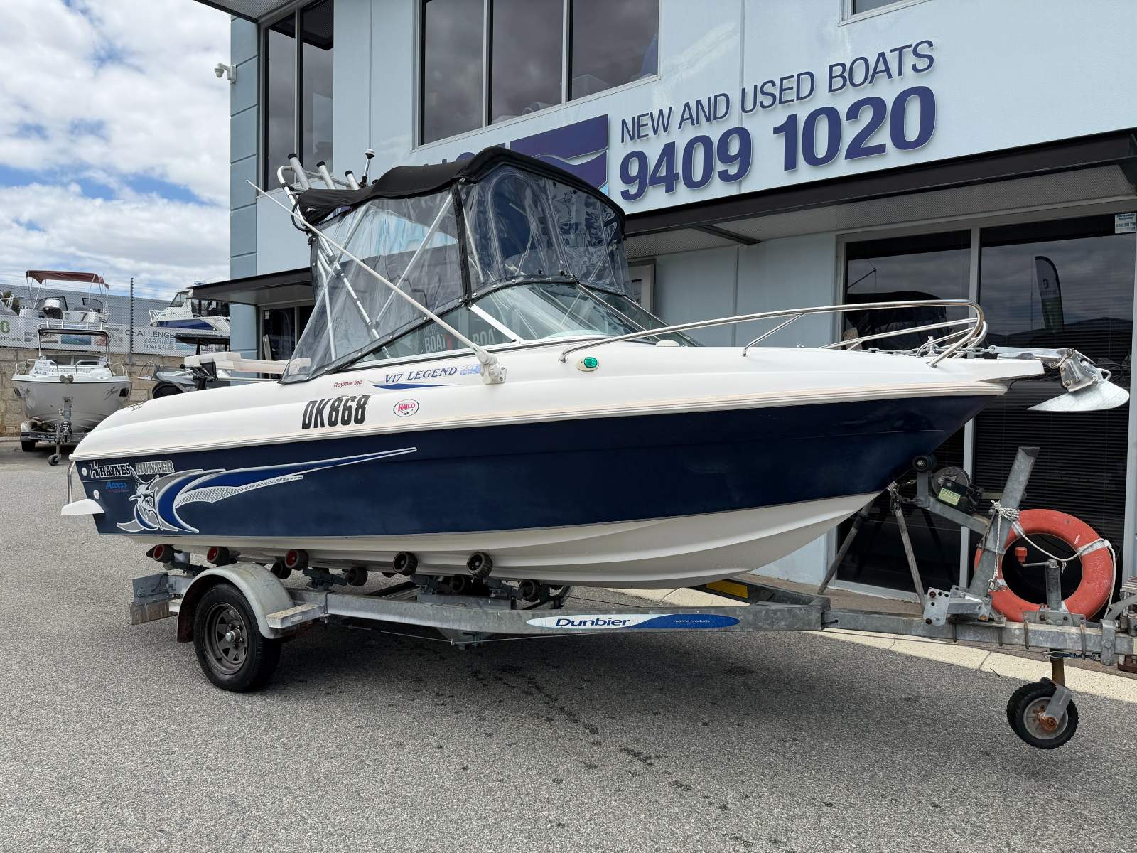 Haines Hunter Legend V17 with Yamaha 90HP 2 stroke