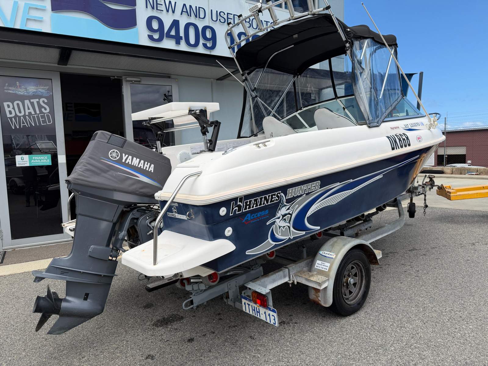 Haines Hunter Legend V17 with Yamaha 90HP 2 stroke