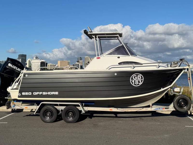 Quintrex 620 Offshore Hard top repowered