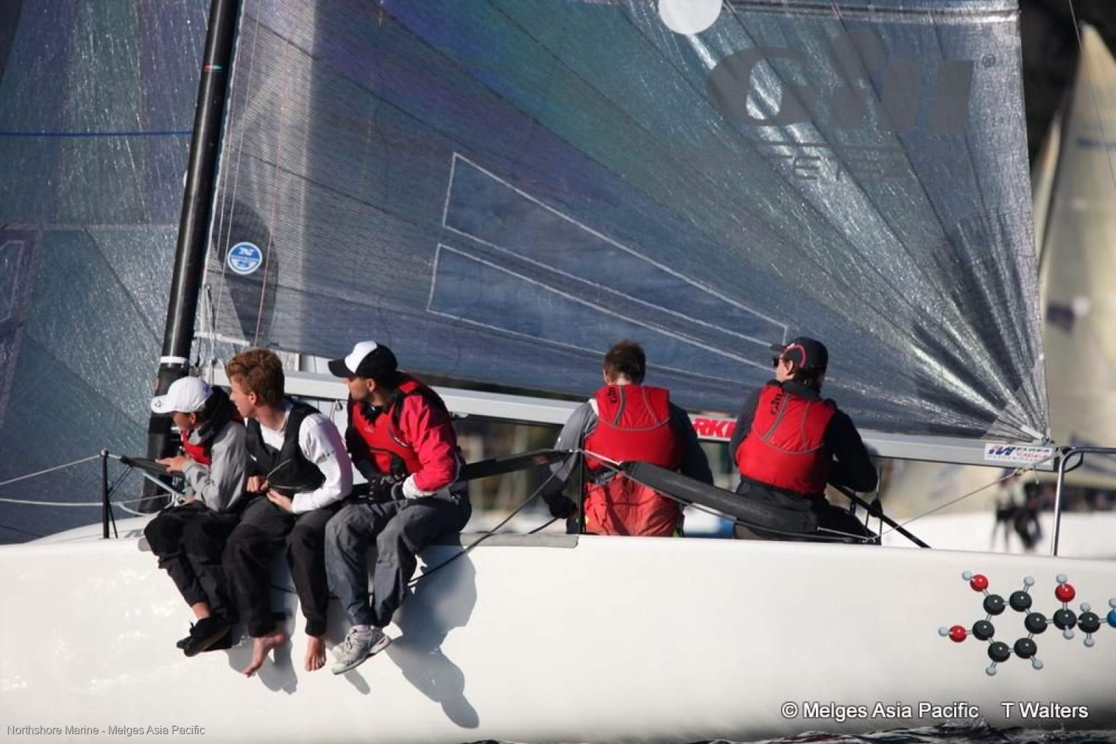 Melges 24 On Trailer, recently rejuvinated Sportsboat