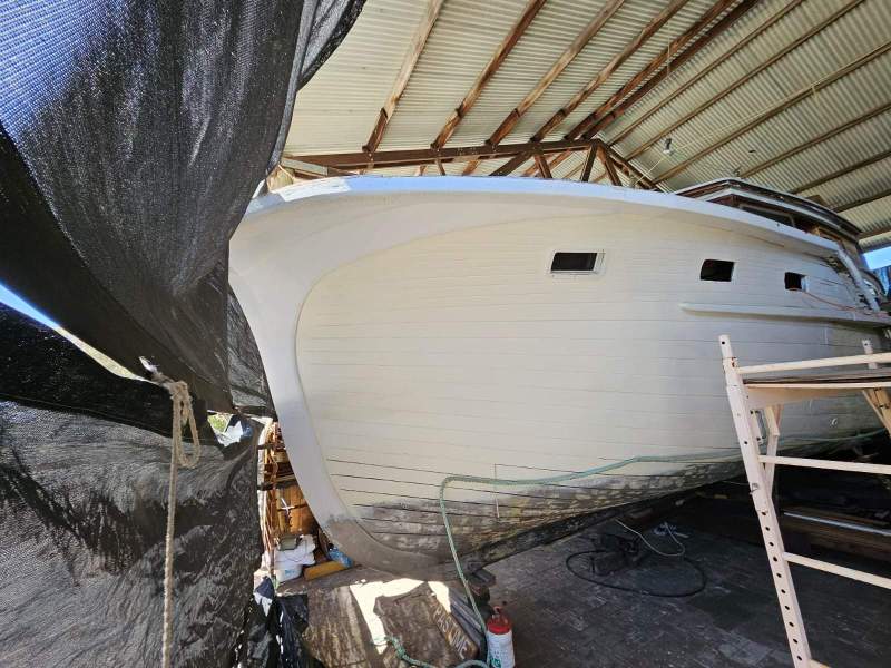 Wooden Boat project or amazing Tiny home.