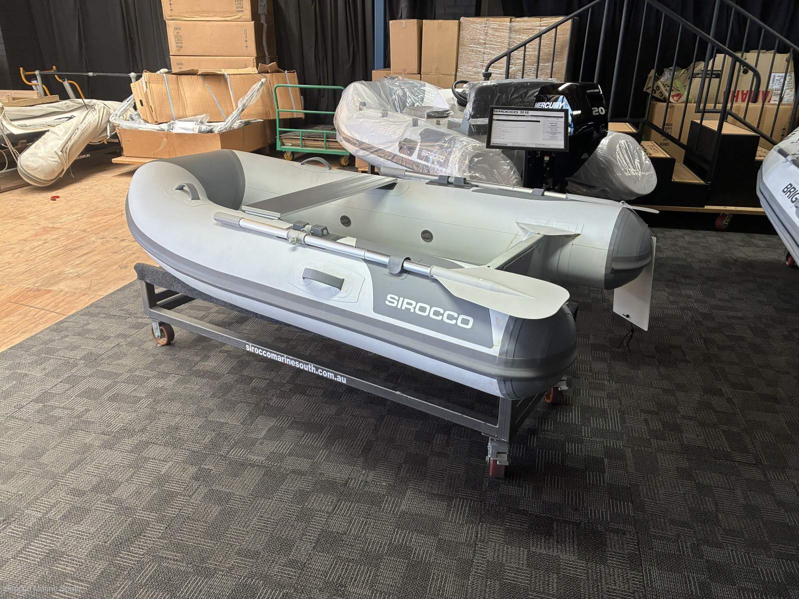 Sirocco Rib-Alloy 240 hypalon rib with alloy hull