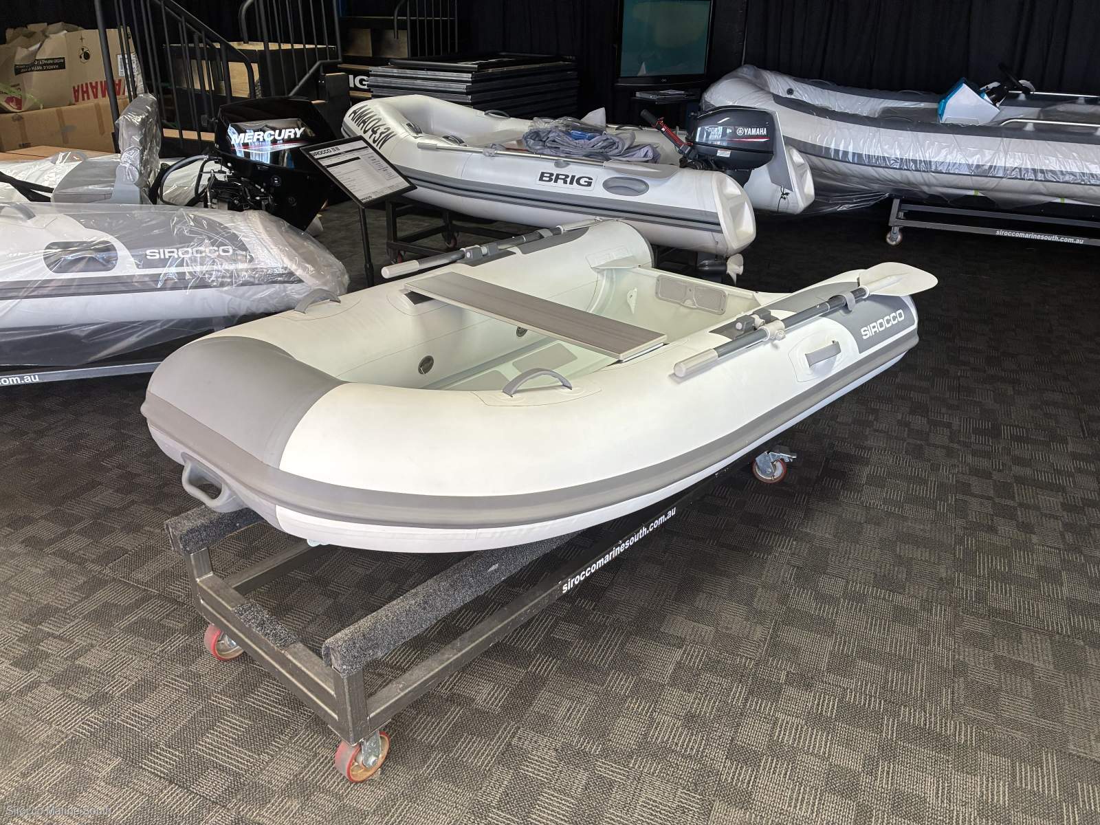 Sirocco Rib-Alloy 240 hypalon rib with alloy hull