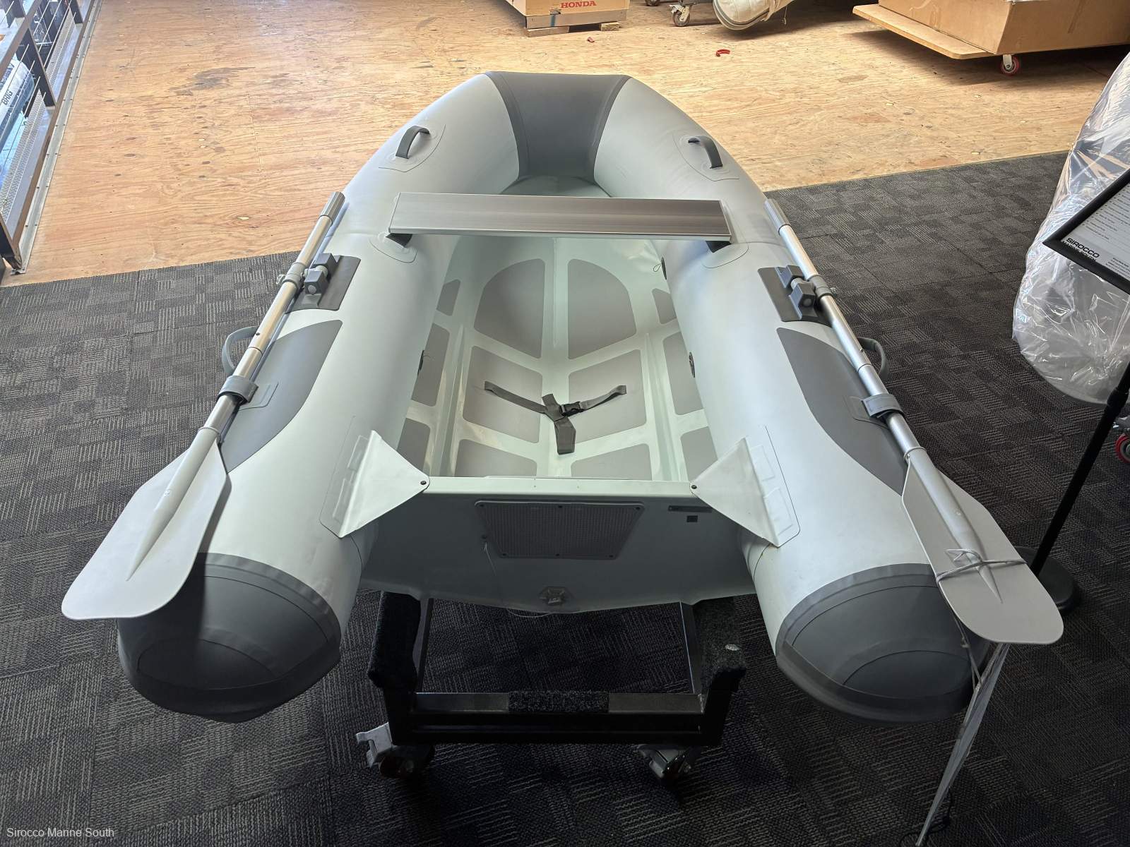 Sirocco Rib-Alloy 240 hypalon rib with alloy hull