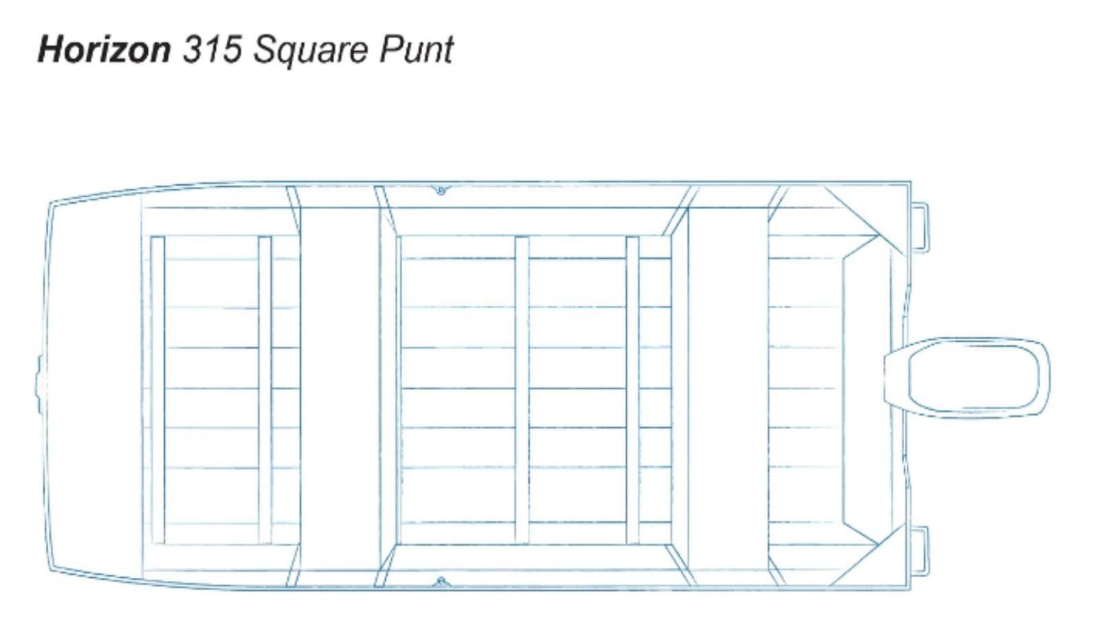 New Horizon Aluminium Boats Square Punt HP Hull open boat series