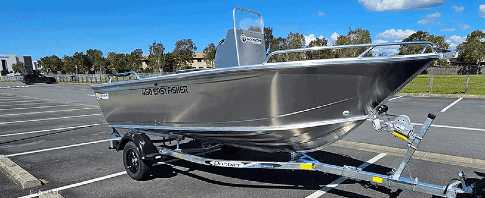 Horizon Aluminium Boats 435 Easy Fisher Centre Console HP Hull open boat series