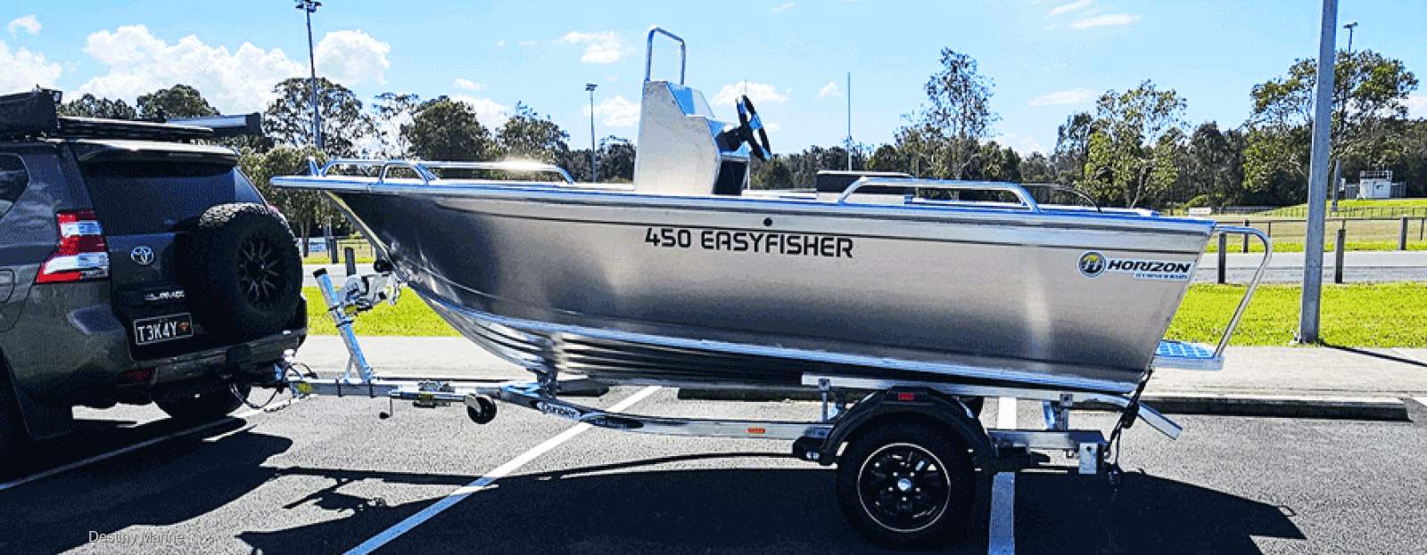 New Horizon Aluminium Boats 435 Easy Fisher Centre Console HP Hull open boat series