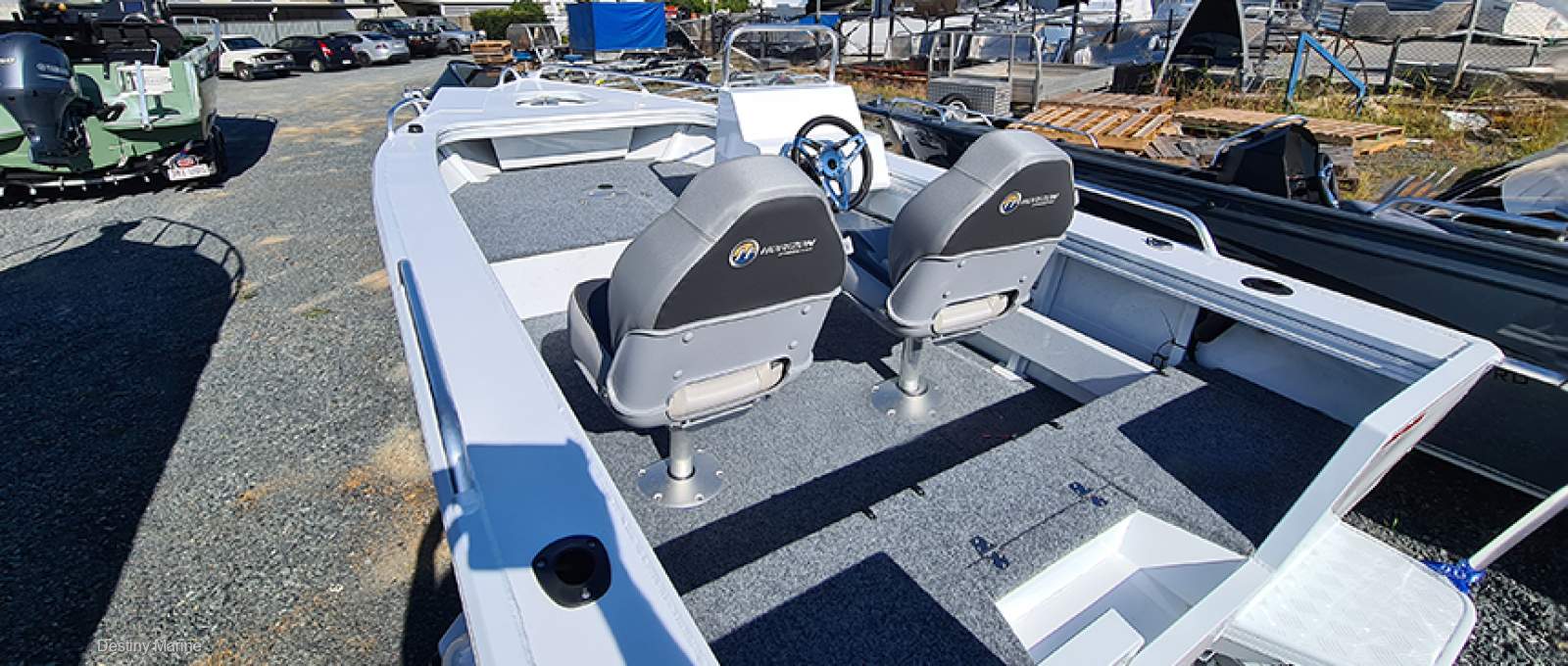 New Horizon Aluminium Boats 435 Easy Fisher SC HP Hull open boat series
