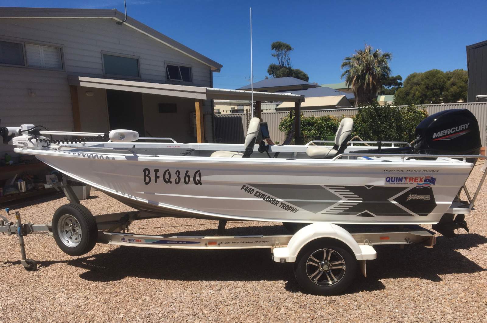 Quintrex 440 Explorer Trophy Fighter series hull