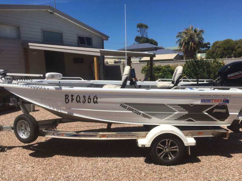 Quintrex 440 Explorer Trophy Fighter series hull