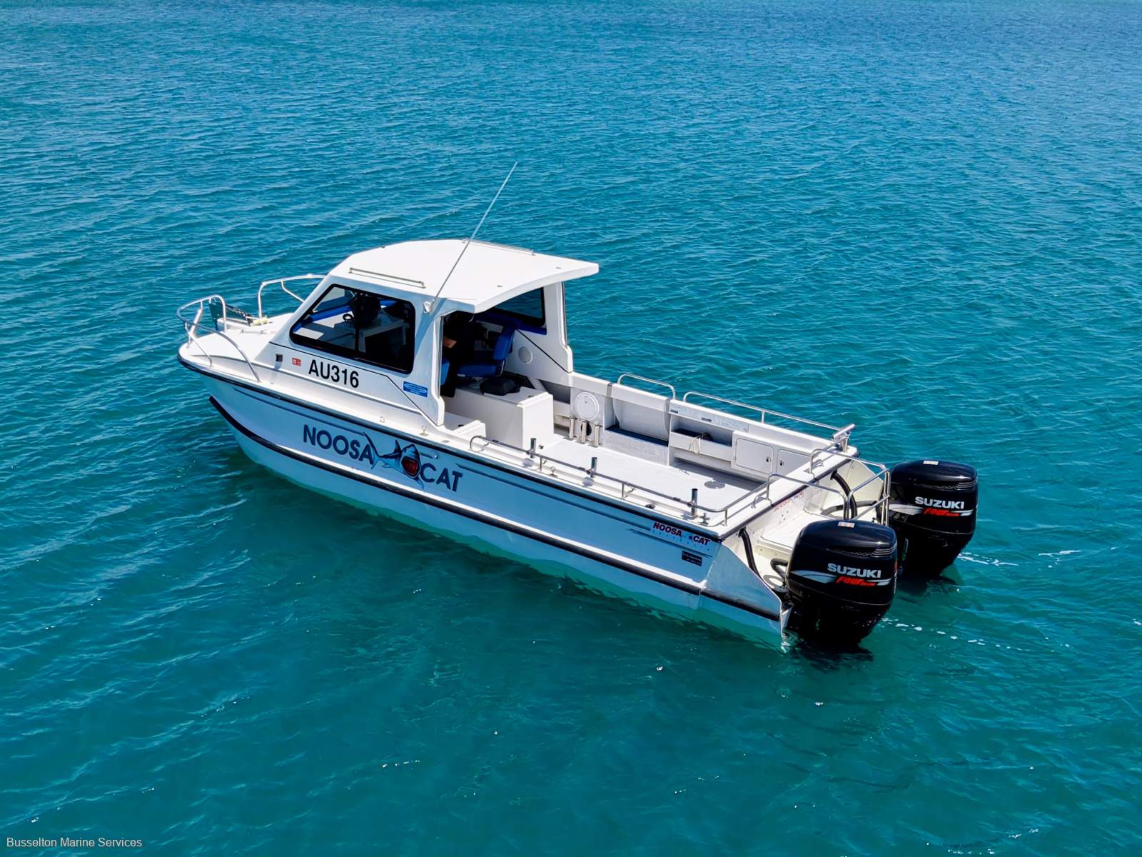 Noosa Cat 2700 Sportsman Hardtop 460 Hour Suzuki 225's
