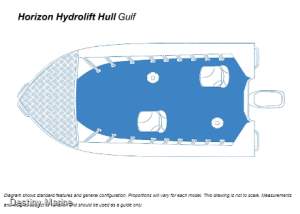 New Horizon Aluminium Boats 445 Gulf Hydro Lift hull