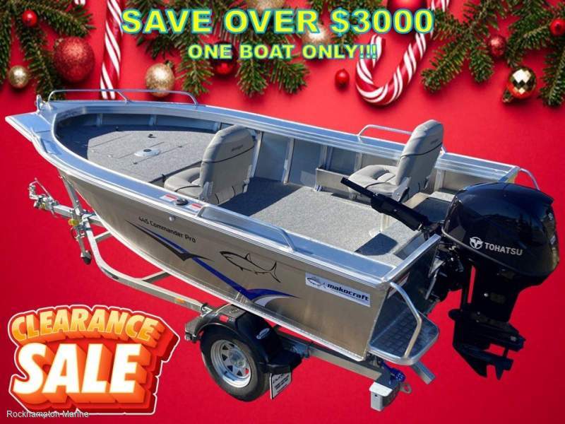 Makocraft 445 Commander Pro BOAT PACKAGE IN STOCK NOW! ONE ONLY AT THIS PRICE!