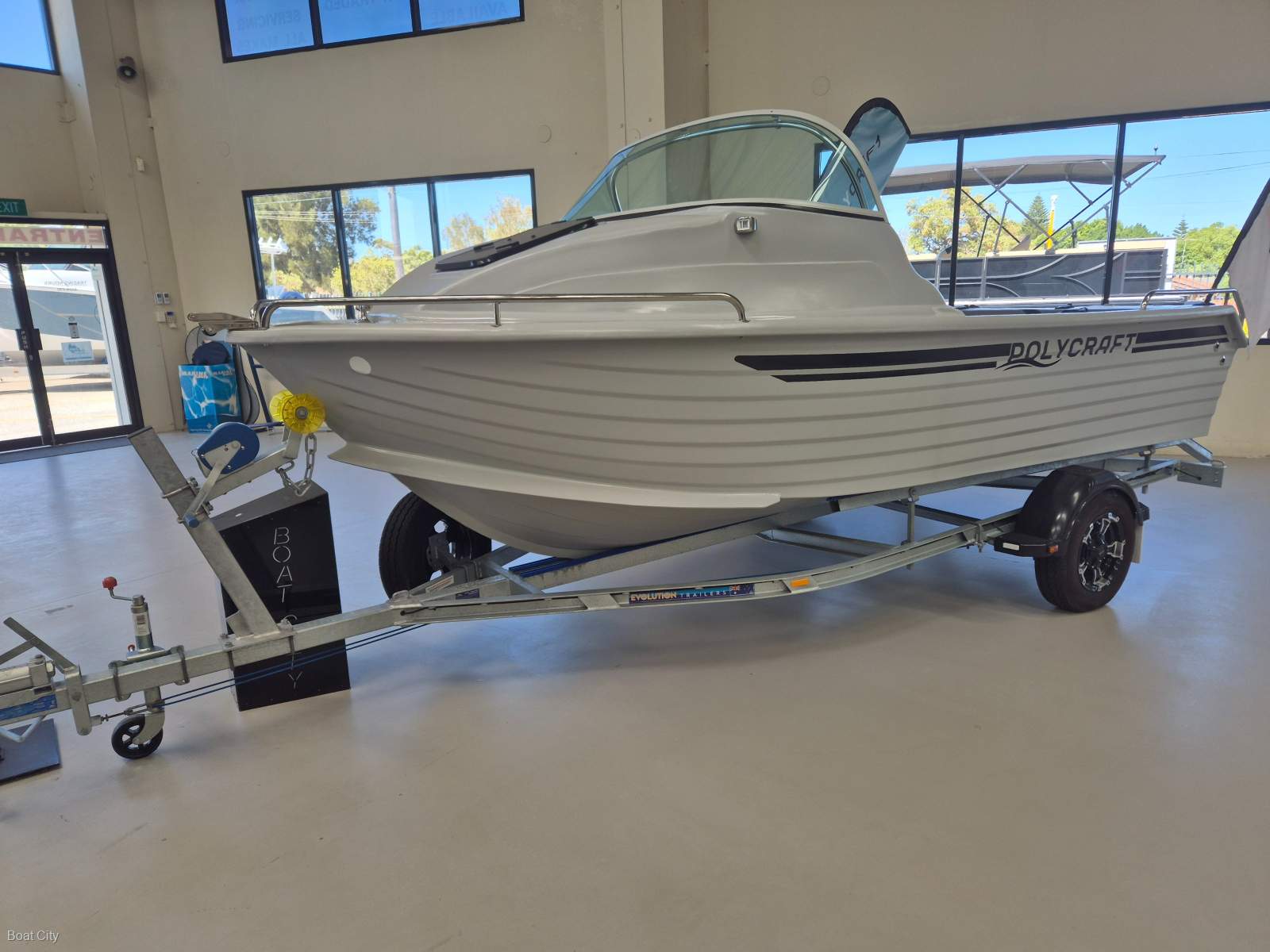 Polycraft 4.80 Brumby Cuddy Cabin Hull and Trailer package