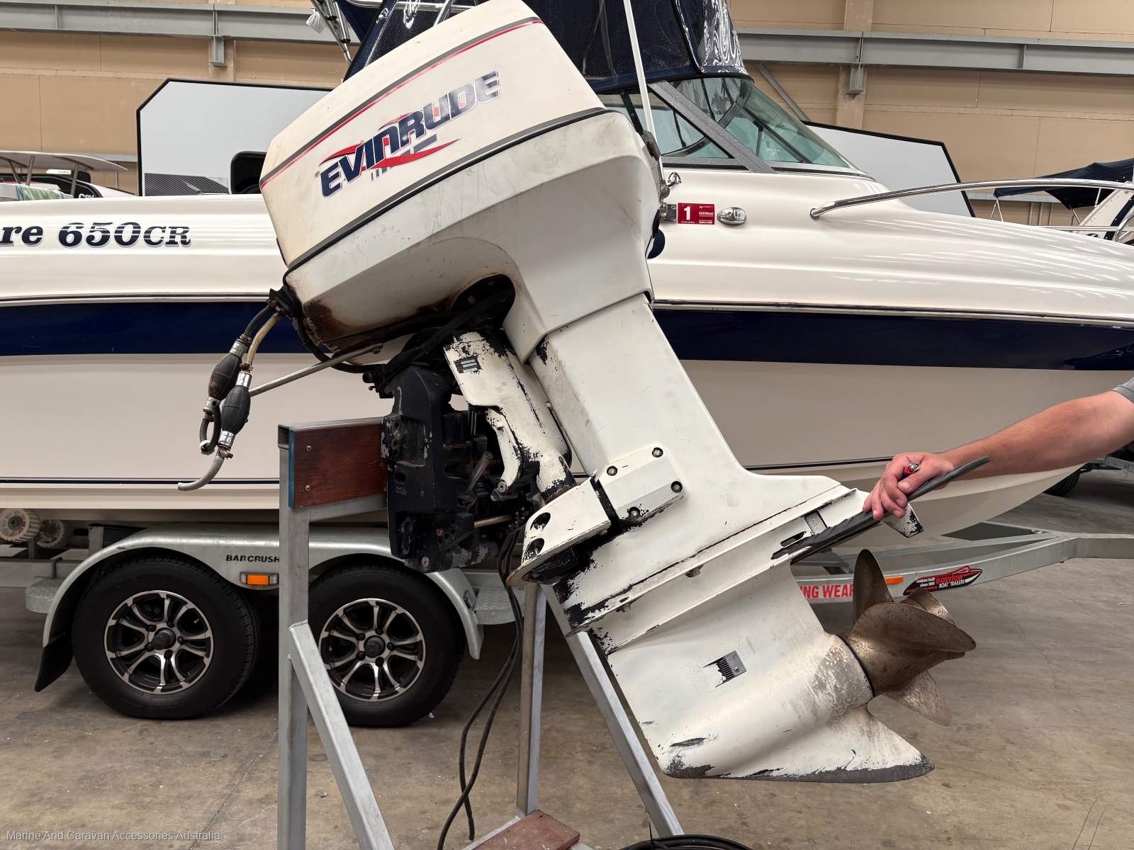 Evinrude motor 120hp runs sweet!