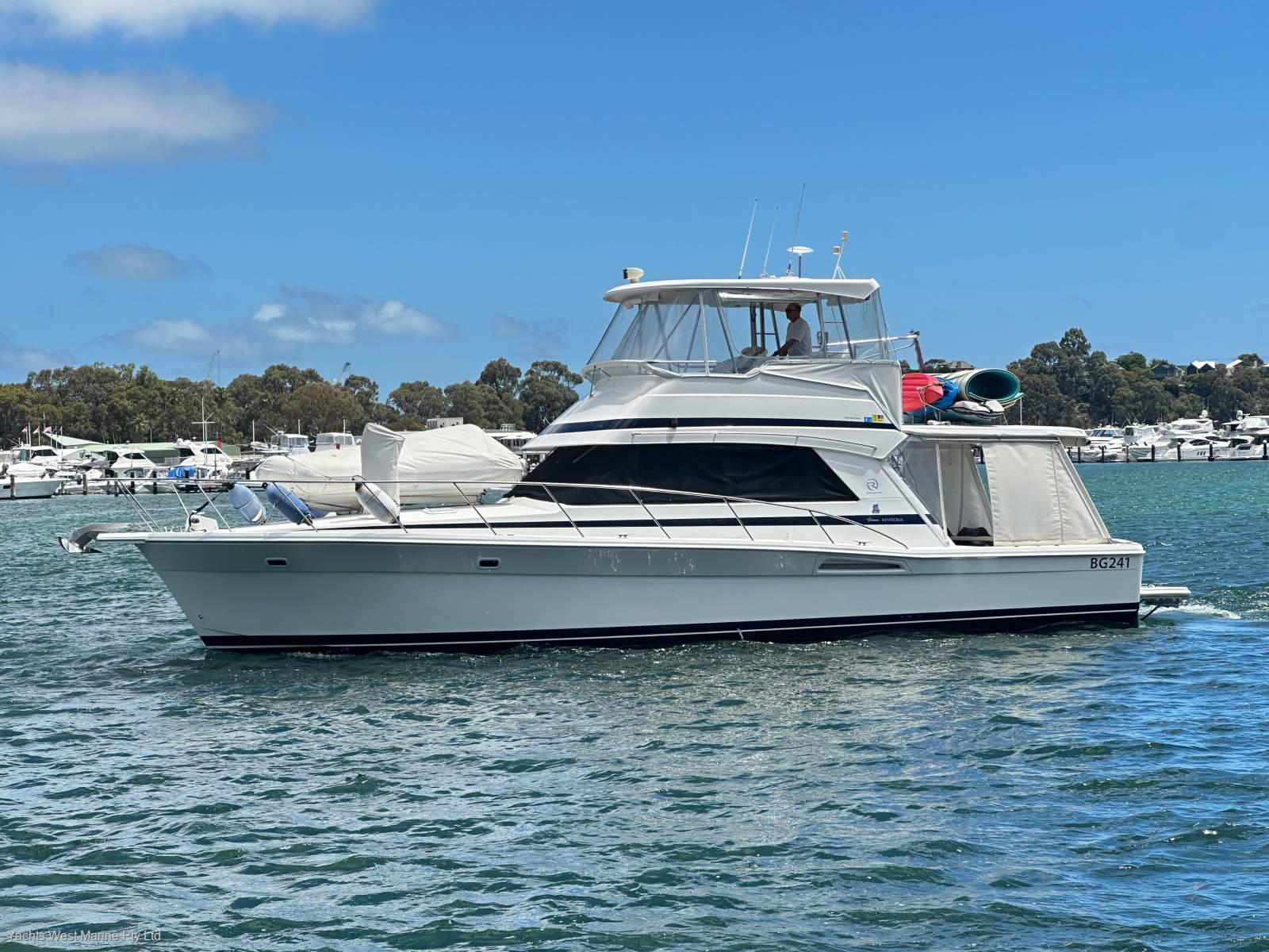 Riviera 45 Flybridge, Cummins QSM11s " 3 Cabin Vessel, Bow Thruster:RIVIERA 45 by YACHTS WEST ph 9335 7788