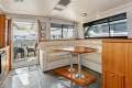Riviera 45 Flybridge, Cummins QSM11s " 3 Cabin Vessel, Bow Thruster:Saloon looking Aft