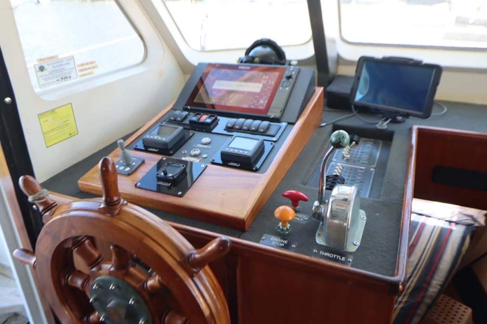 Botterill 41 Raised Deck Flybridge Cruiser Ex Navy work boat