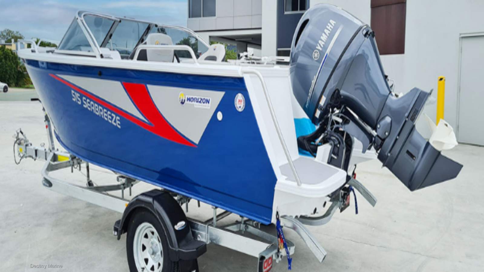 New Horizon Aluminium Boats 492 Seabrezze Gridcore Hydro Lift hull