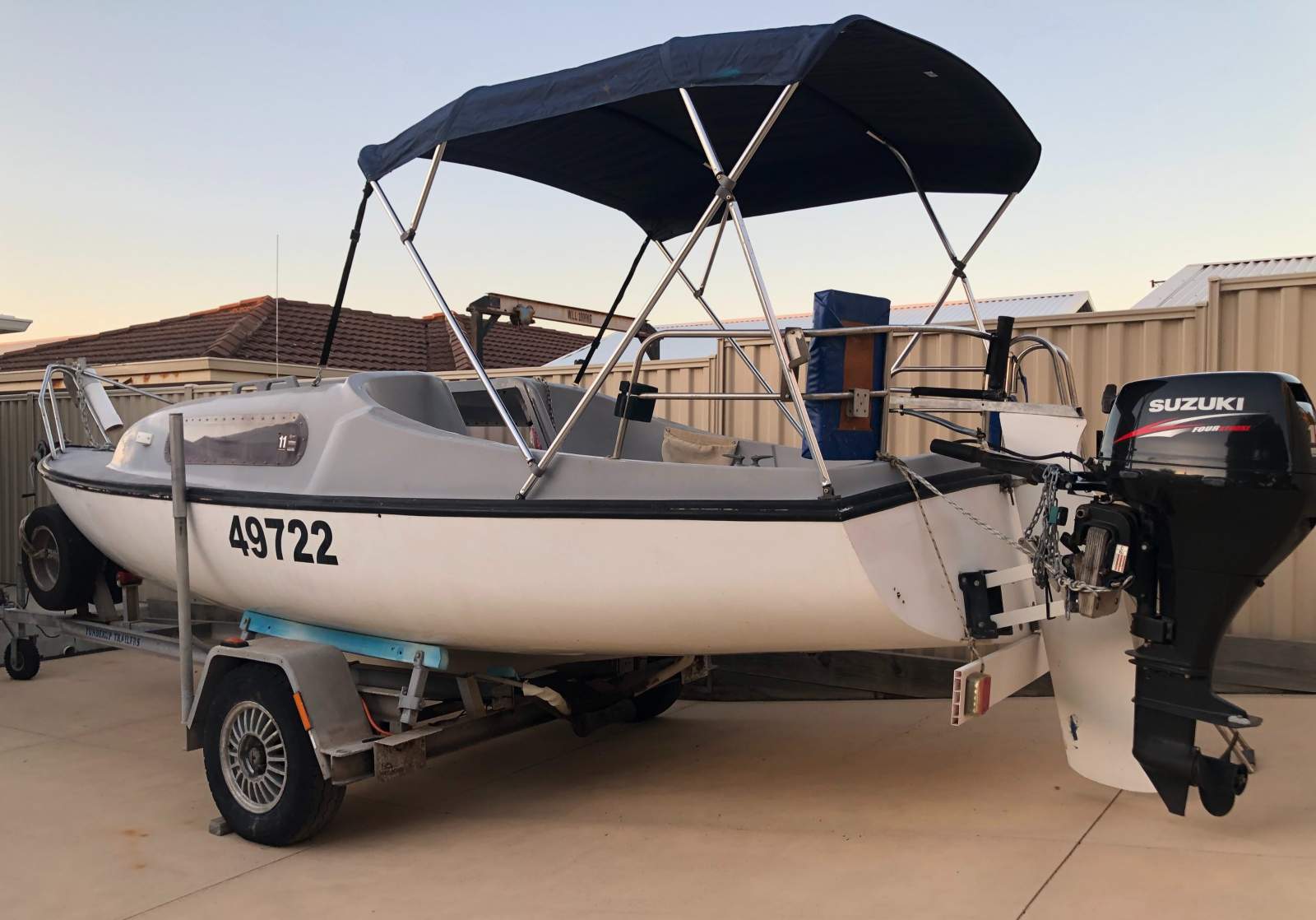 Redwitch 19 - now a 15HP Trailer Boat for the Family