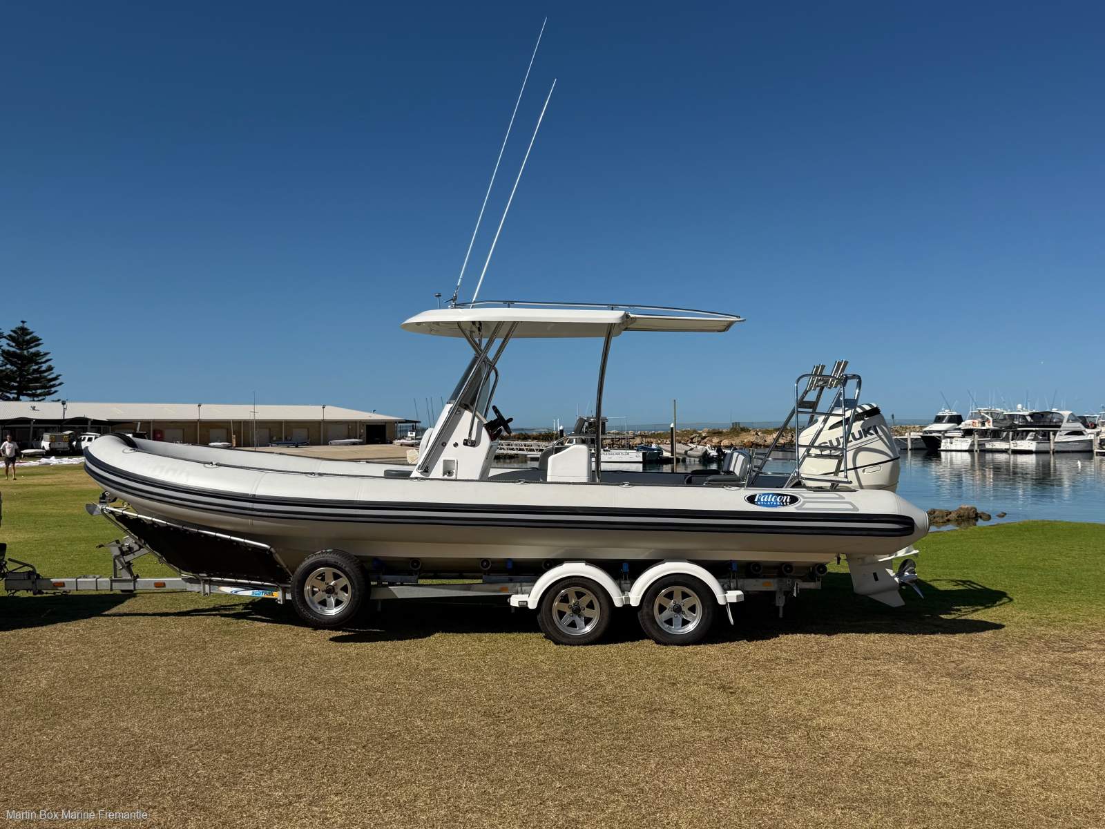 Falcon Inflatables 760 Hard Top Presents Like New!