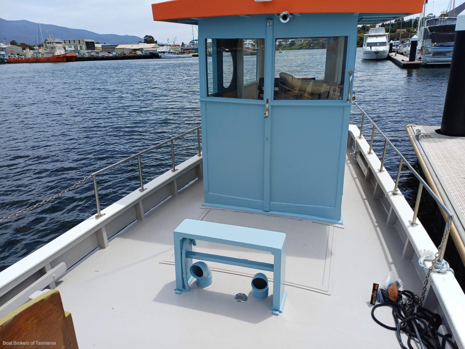 Custom Huon Pine refurbished fishing boat