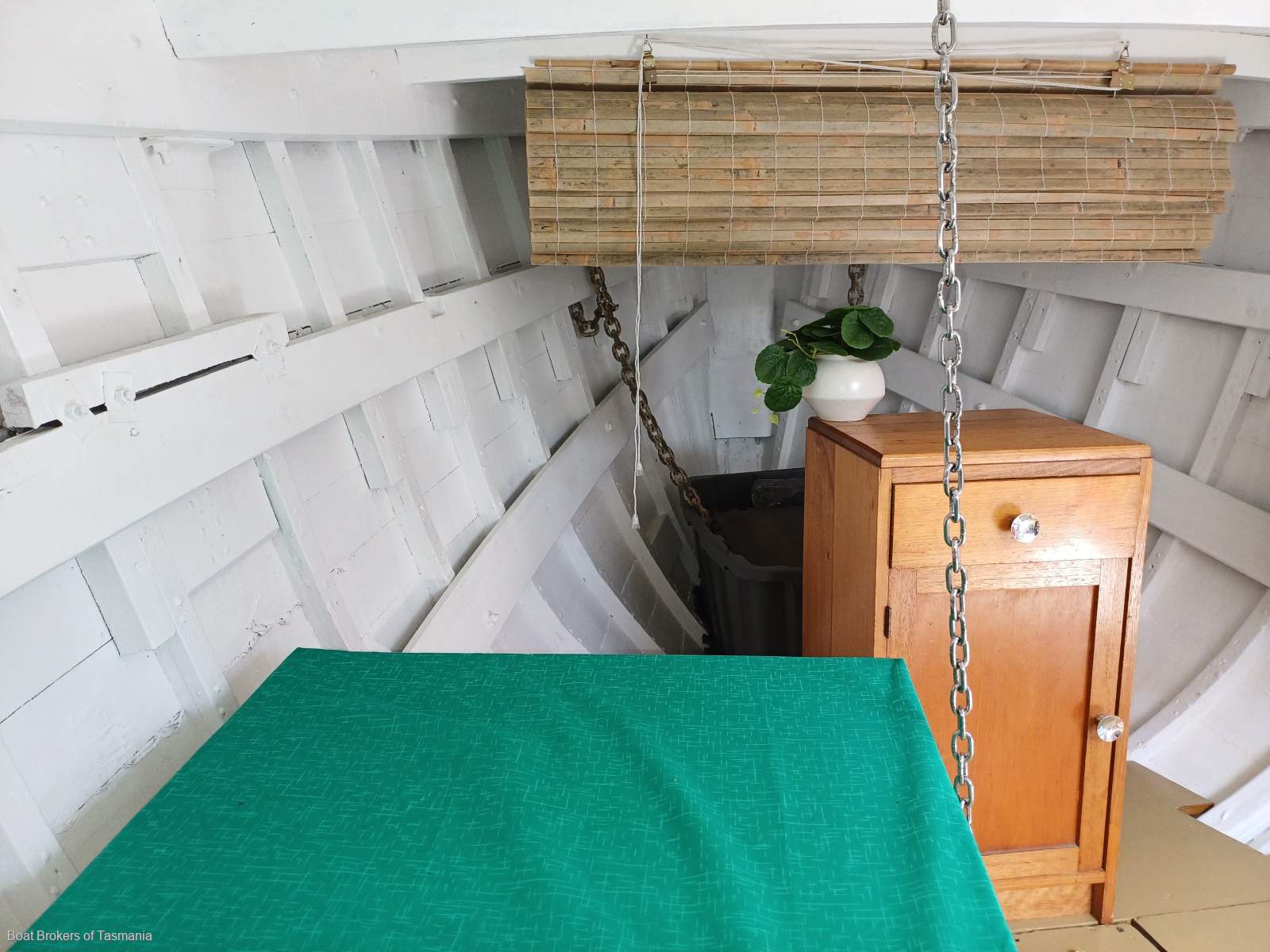 Custom Huon Pine refurbished fishing boat