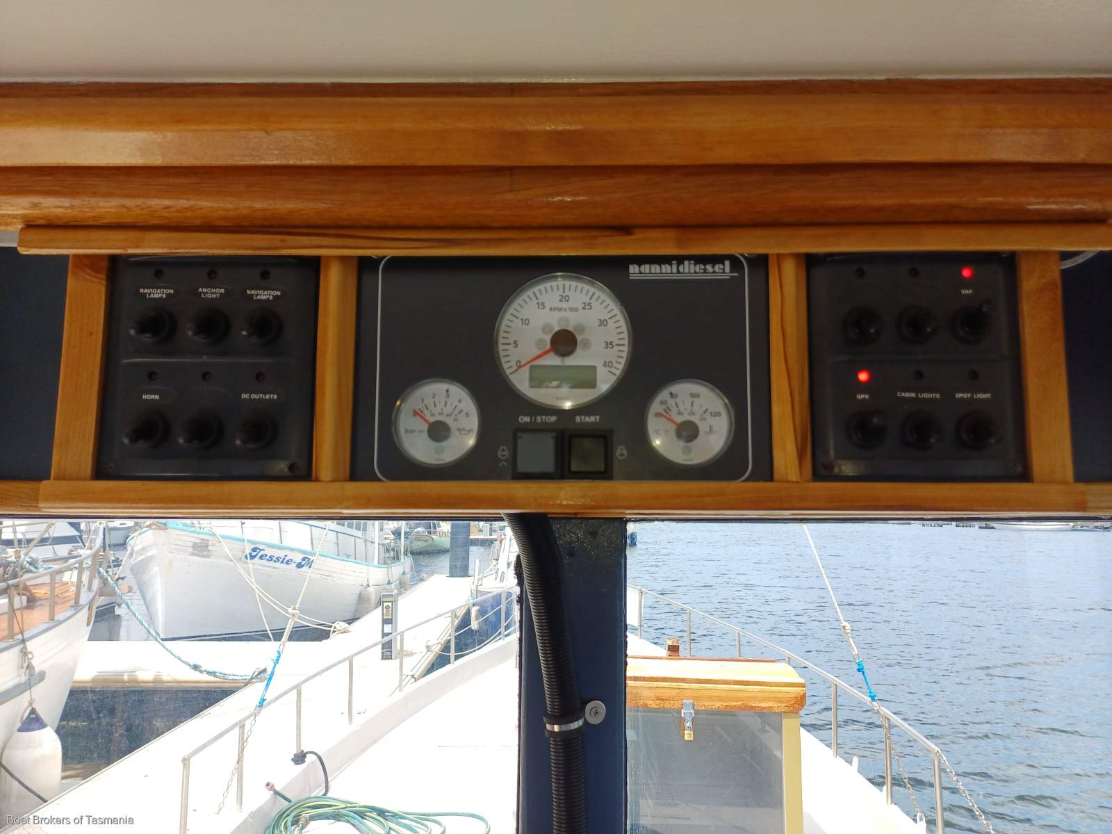 Anna K Custom Huon Pine refurbished fishing boat Boat Brokers of Tasmania